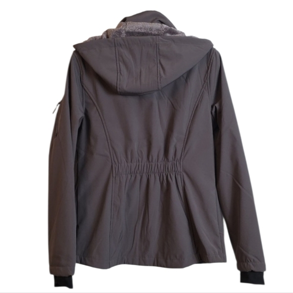 Free Country Gray Taupe Super Softshell Jacket Medium 8-10 New No Tags - Picture 11 of 17